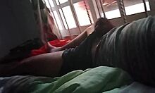 Small cock amateur masturbates in bed